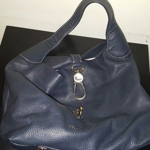 Navy Blue Dooney & Bourke Shoulder Bag